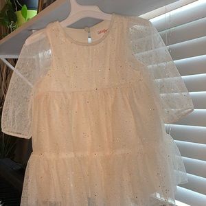 Little girls sparky formal dress